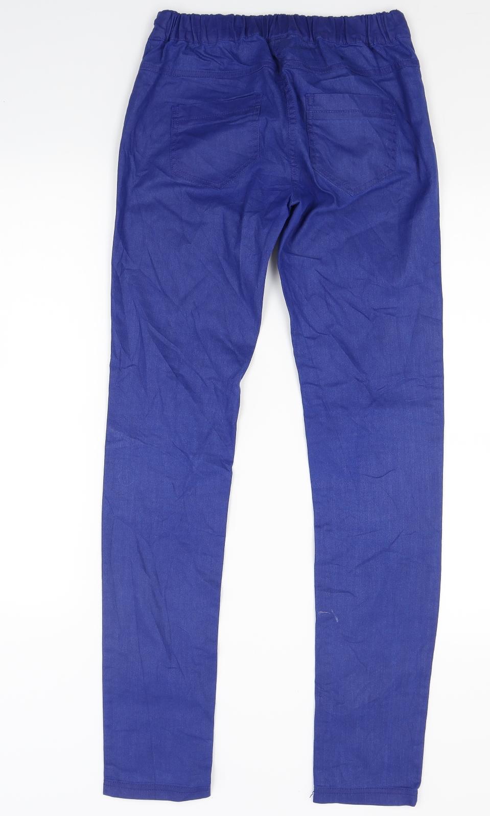 D xel Womens Blue  Denim Jegging Jeans Size 14 L28 in