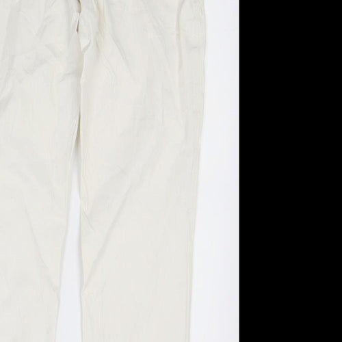 Cero Womens White  Denim Straight Jeans Size 18 L28 in
