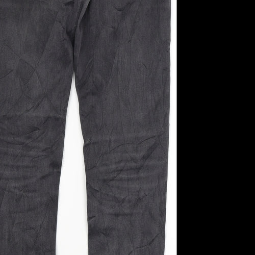 Yazz Collection Womens Grey  Denim Straight Jeans Size 33 in L30 in