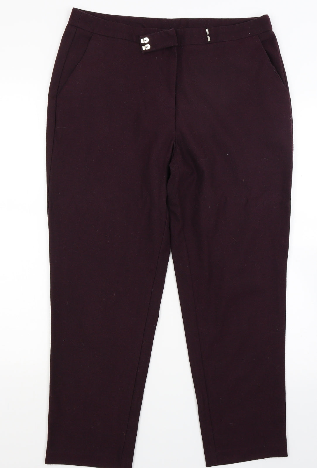 ASOS Womens Red   Trousers  Size 12 L26 in