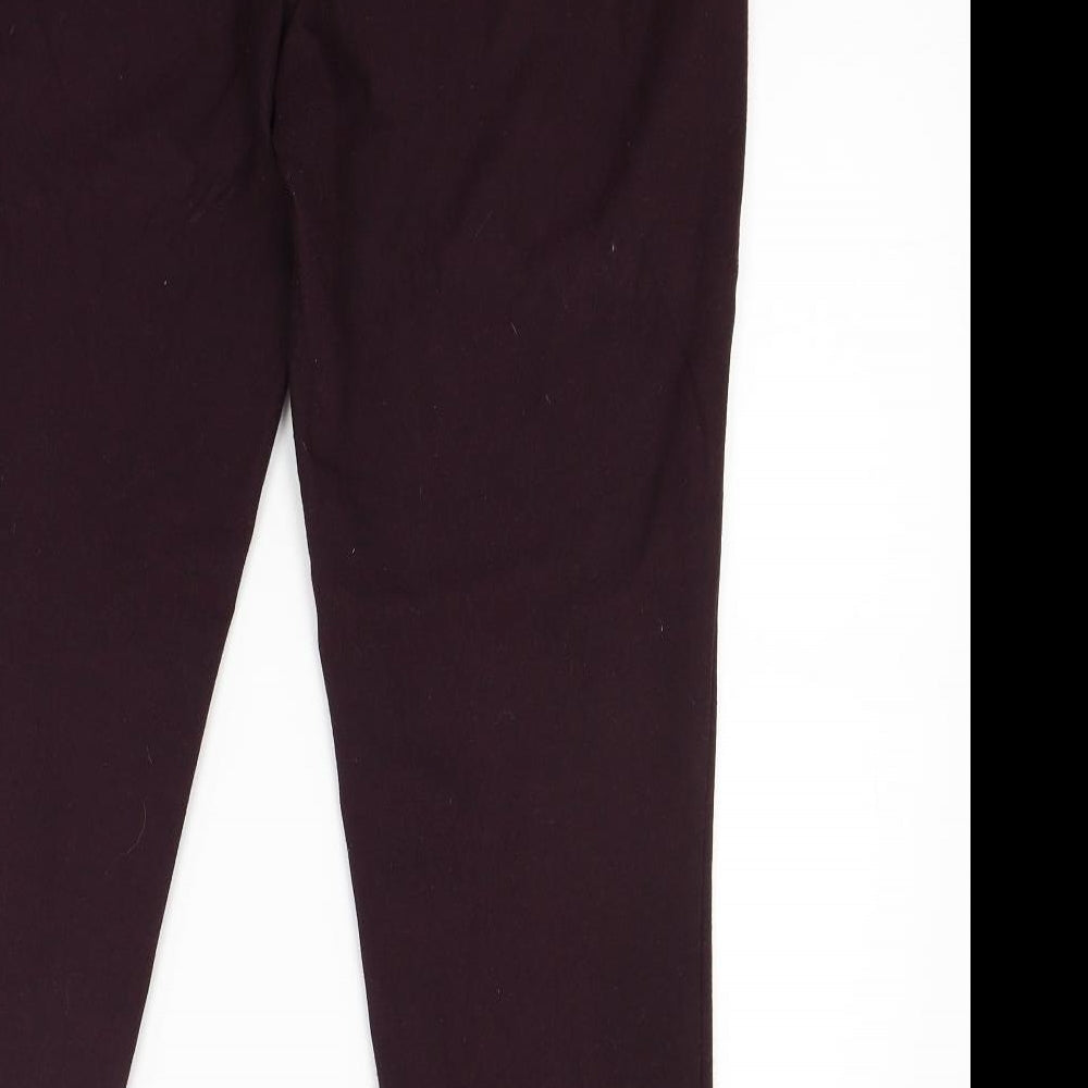 ASOS Womens Red   Trousers  Size 12 L26 in