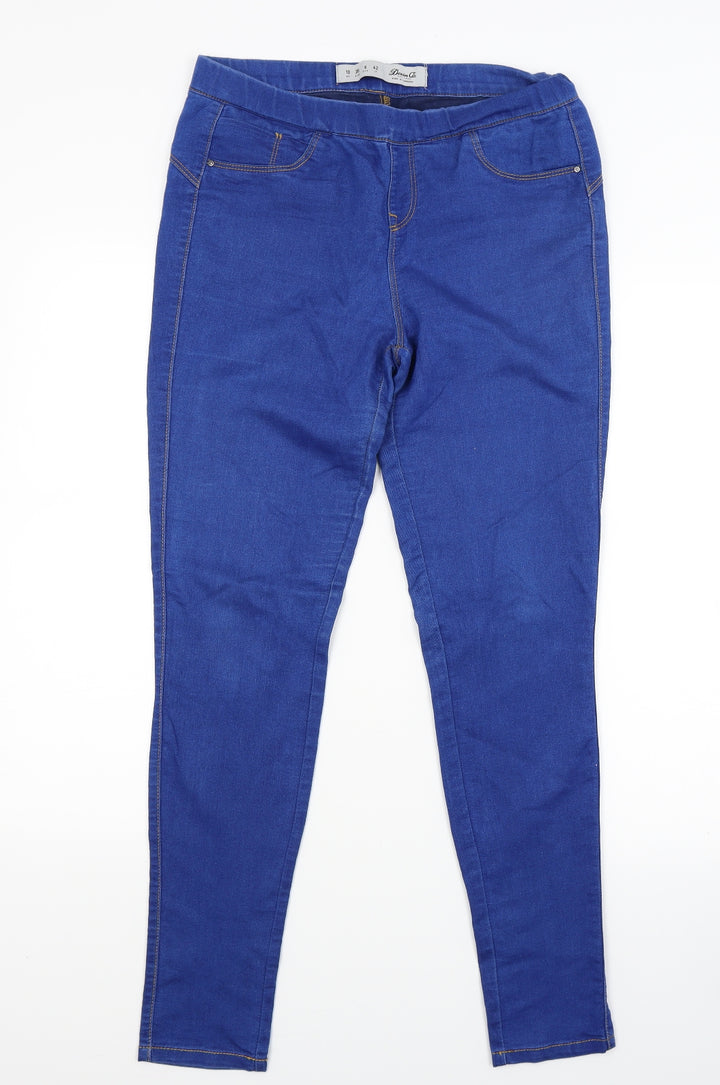 Primark Womens Blue  Denim Flared Jeans Size 10 L27 in