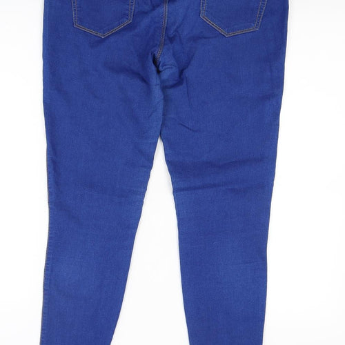 Primark Womens Blue  Denim Flared Jeans Size 10 L27 in