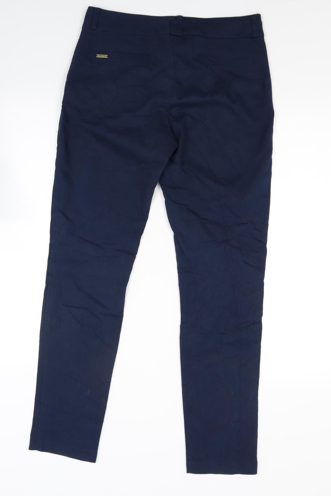 Ika Womens Blue   Trousers  Size 10 L27 in