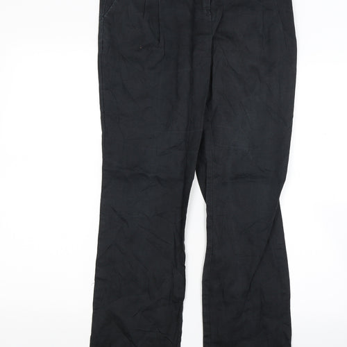 Preworn Womens Black   Trousers  Size 30 in L27 in