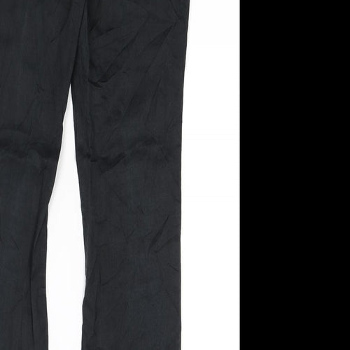 Preworn Womens Black   Trousers  Size 30 in L27 in