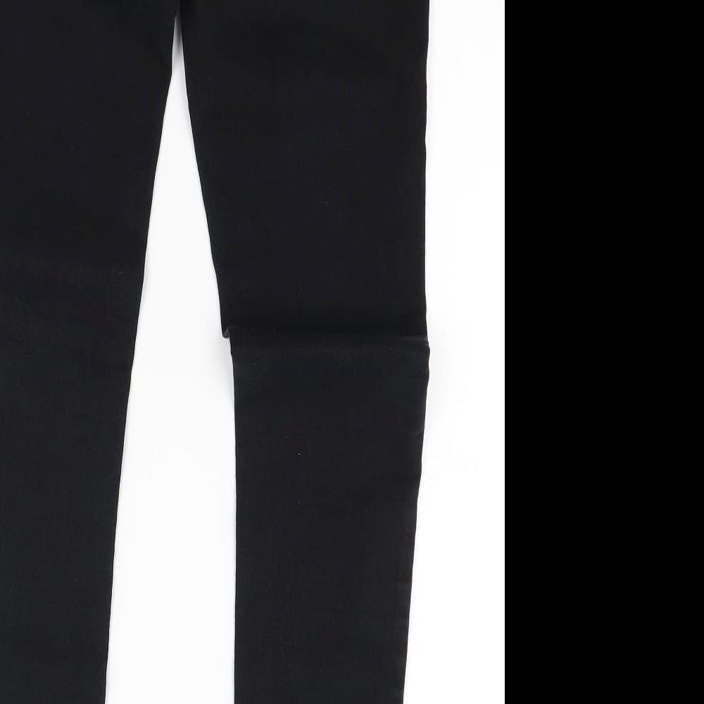 Primark Womens Black  Denim Skinny Jeans Size 10 L29 in