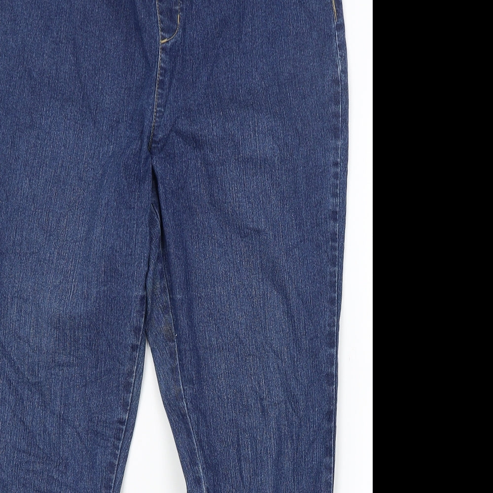 Preworn Womens Blue  Denim Jegging Jeans Size 16 L27 in