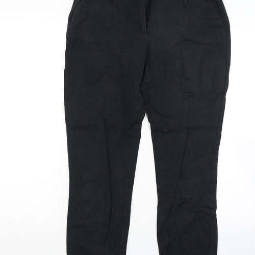 Preworn Womens Black   Trousers  Size 10 L25 in