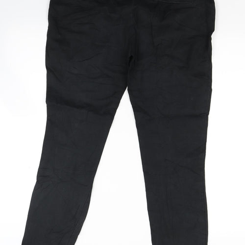 Preworn Womens Black   Trousers  Size 10 L25 in