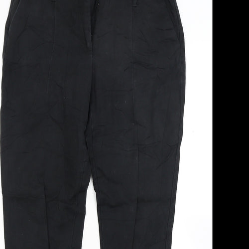 Preworn Womens Black   Trousers  Size 10 L25 in