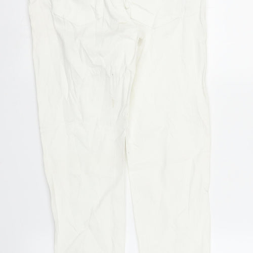 Janina Womens White   Snow Pants Trousers Size 8 L25 in