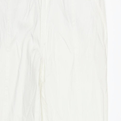 Janina Womens White   Snow Pants Trousers Size 8 L25 in