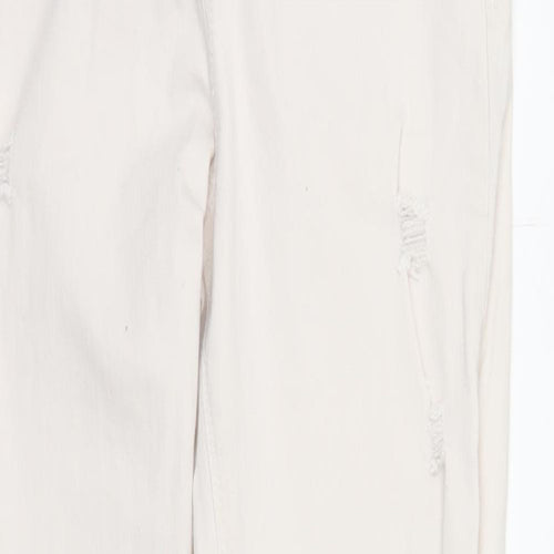 River Island Girls White  Denim Skinny Jeans Size 10 Years