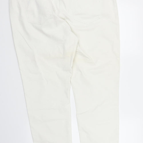 TU Womens White   Skinny Jeans Size 16 L26 in