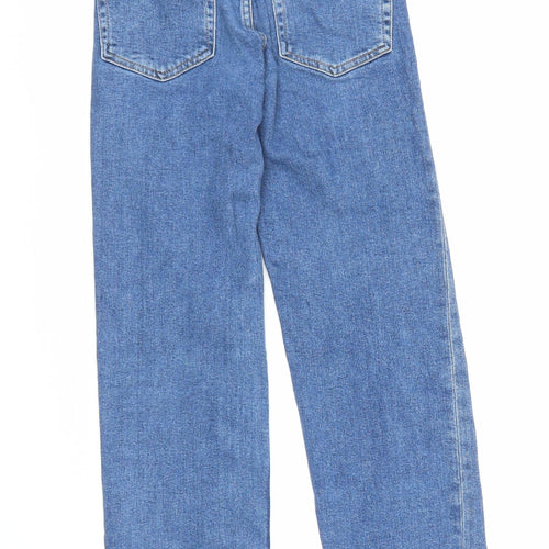 H&M Womens Blue  Denim Bootcut Jeans Size 4 L23 in