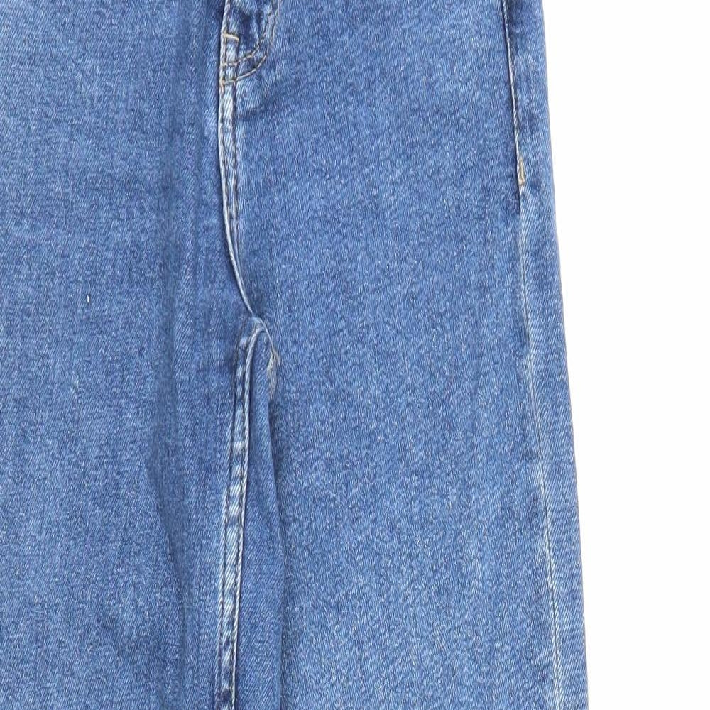 H&M Womens Blue  Denim Bootcut Jeans Size 4 L23 in
