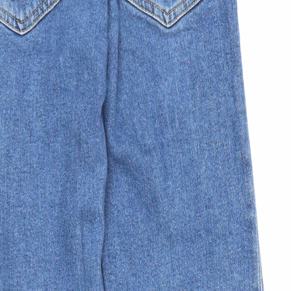 H&M Womens Blue  Denim Bootcut Jeans Size 4 L23 in