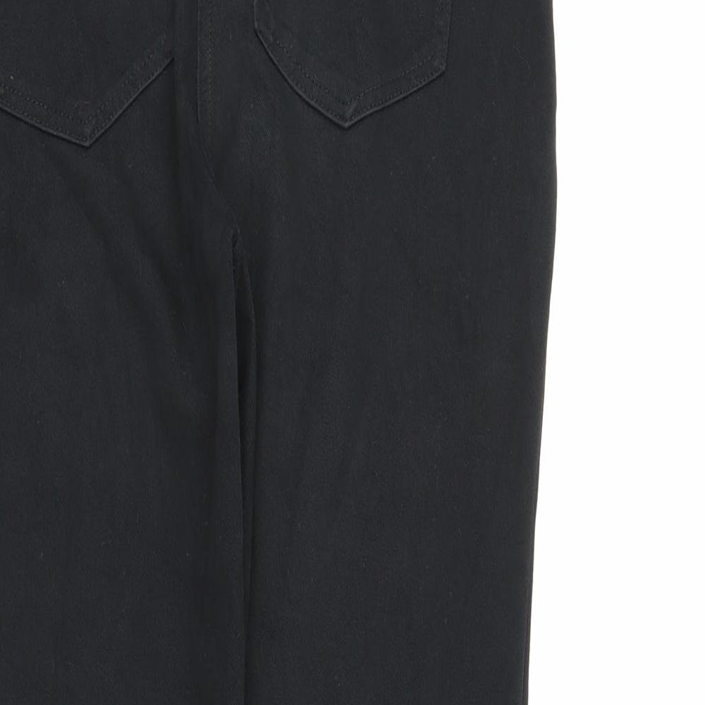 NEXT Womens Black   Cropped Leggings Size 12 L24 in