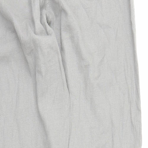 M&Co Womens Grey   Bloomer Trousers Size 10 L25 in