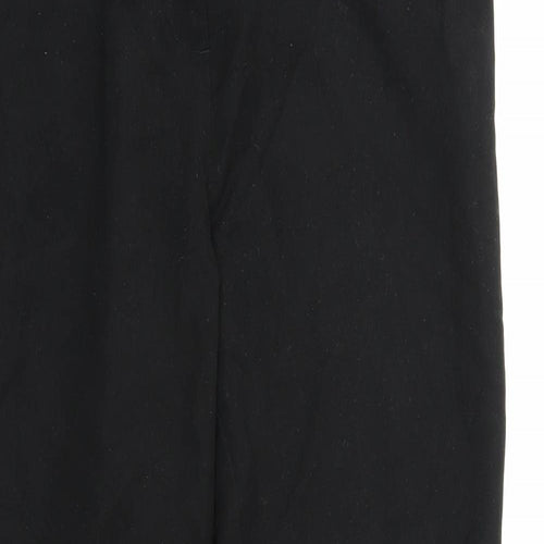 Papaya Womens Black   Trousers  Size 12 L28 in