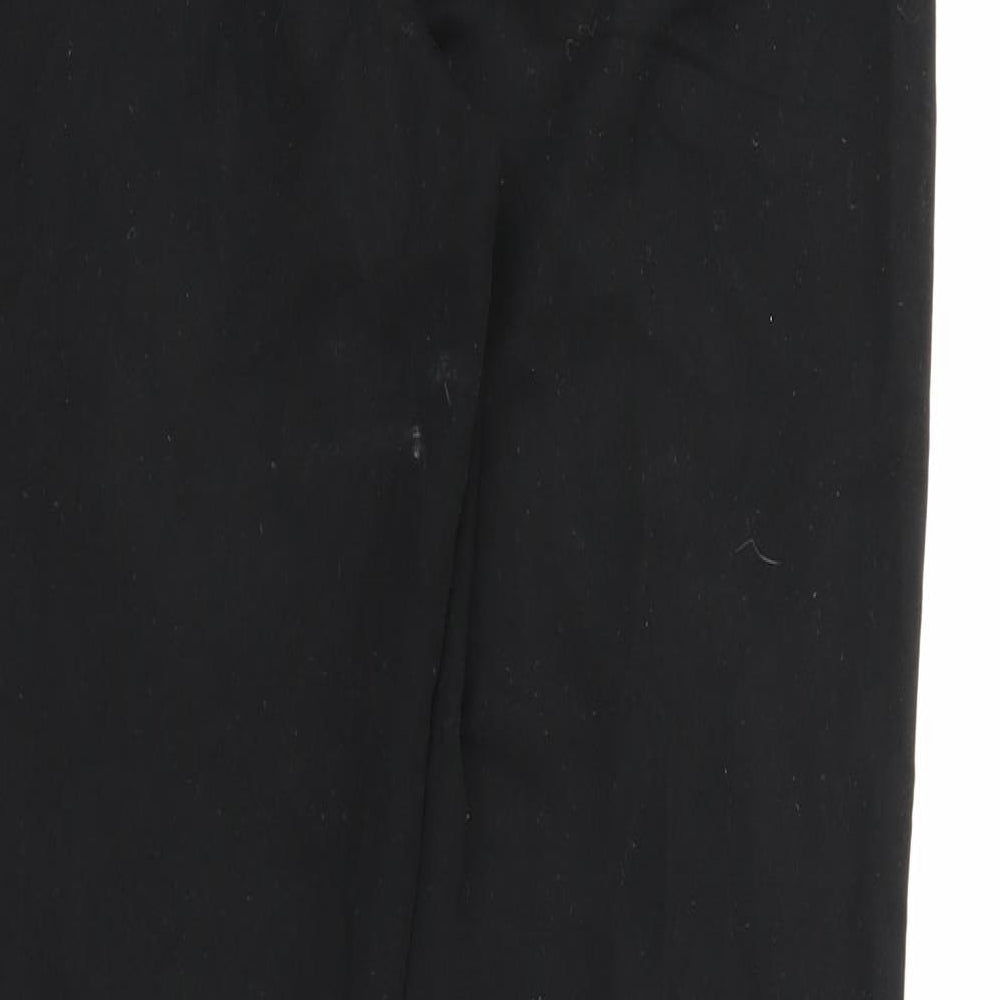 Papaya Womens Black   Trousers  Size 12 L28 in