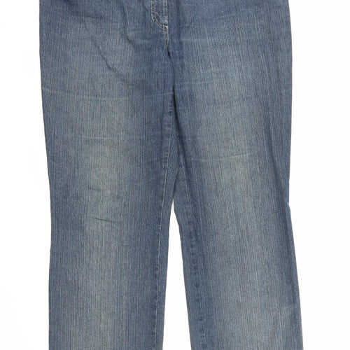 Gerry Weber Womens Blue  Denim Bootcut Jeans Size 39 in L28 in