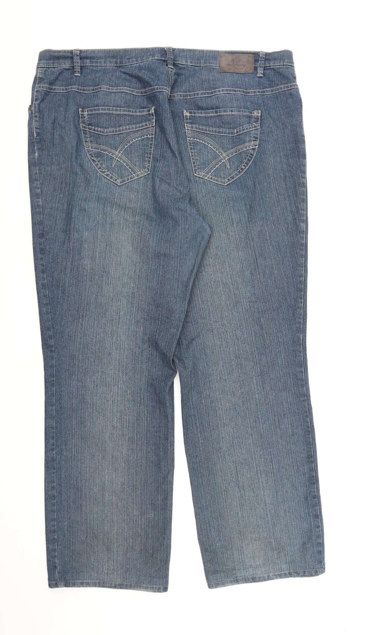 Gerry Weber Womens Blue  Denim Bootcut Jeans Size 39 in L28 in