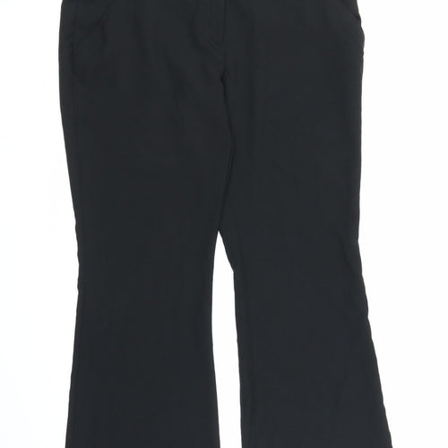 Dorothy Perkins Womens Black   Trousers  Size 16 L26 in