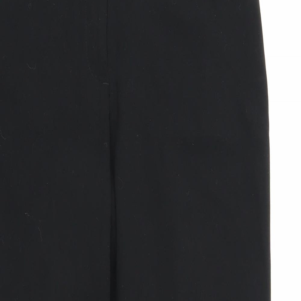 M&S Womens Black   Trousers  Size 12 L25 in