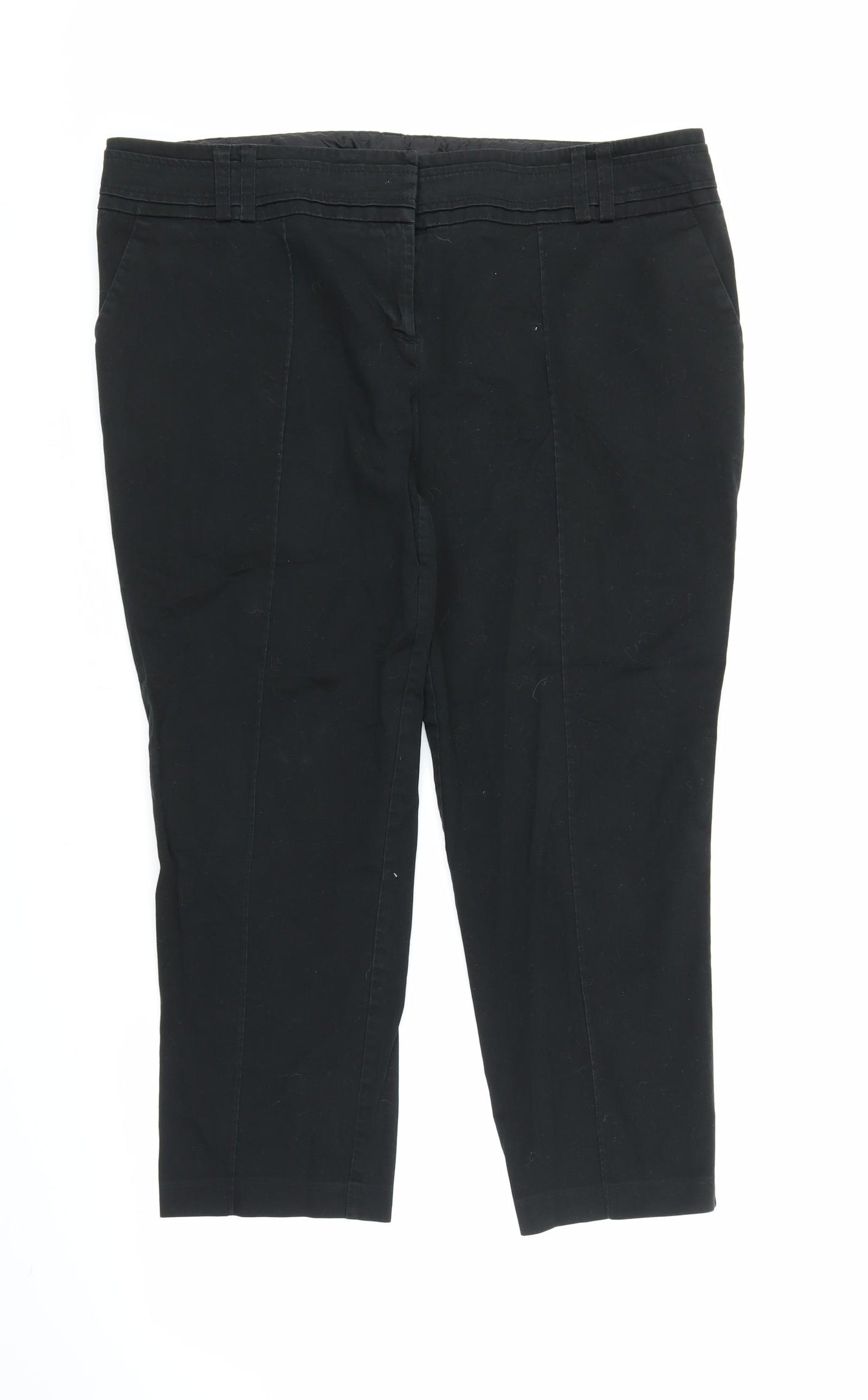 George Womens Black   Trousers  Size 18 L25 in