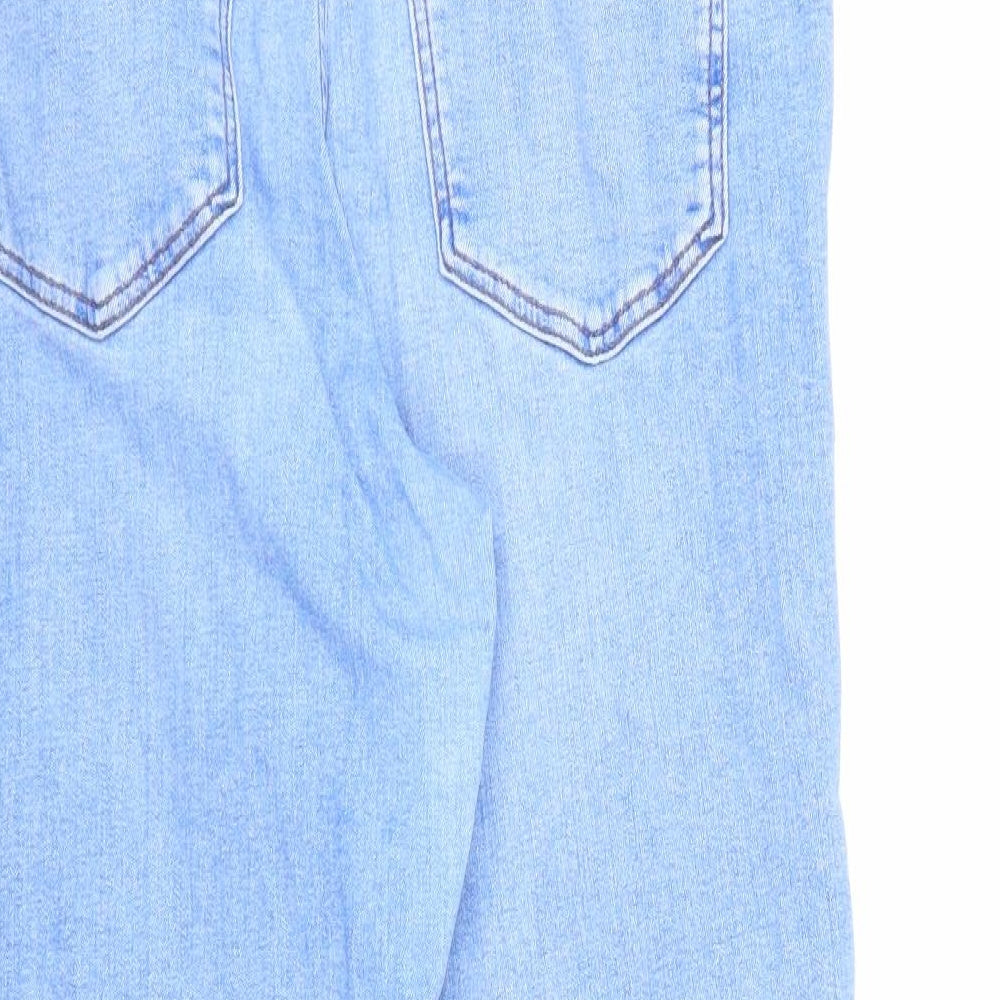 New Look Womens Blue  Denim Skinny Jeans Size 16 L22 in