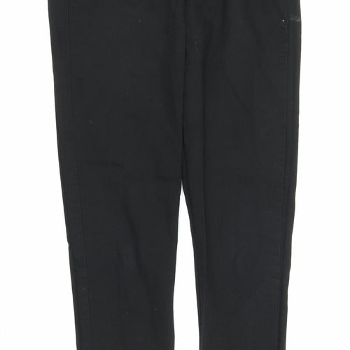 H&M Womens Black   Carrot Trousers Size 8 L26 in