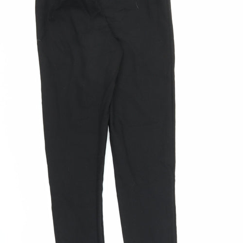 H&M Womens Black   Carrot Trousers Size 8 L26 in