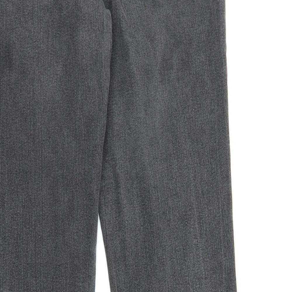 M&Co Womens Grey  Denim Bootcut Jeans Size 14 L31 in