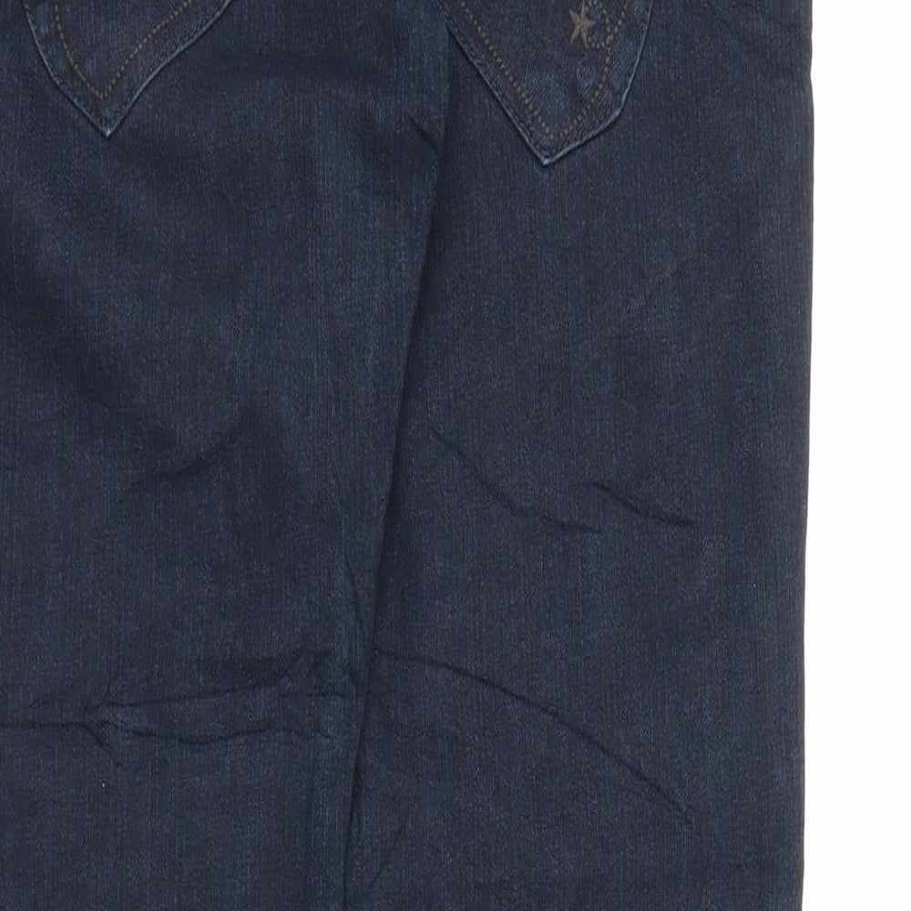 X-Mail Mens Blue  Denim Bootcut Jeans Size 34 in L29 in