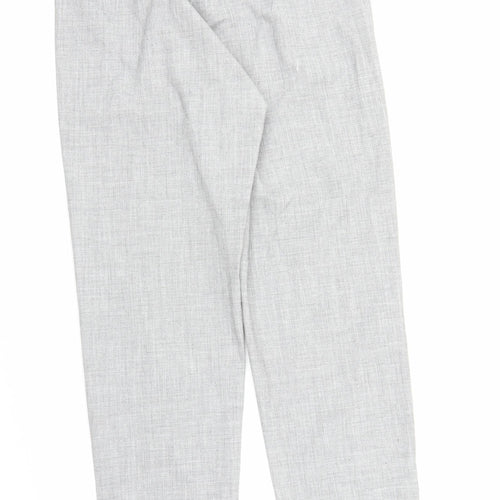 Preworn Womens Grey   Carrot Trousers Size M L25 in