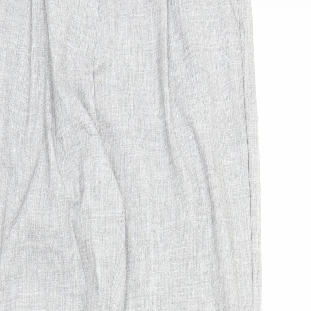 Preworn Womens Grey   Carrot Trousers Size M L25 in