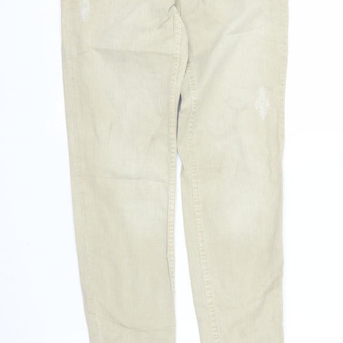 Stradivarius Womens Beige  Denim Skinny Jeans Size 10 L30 in