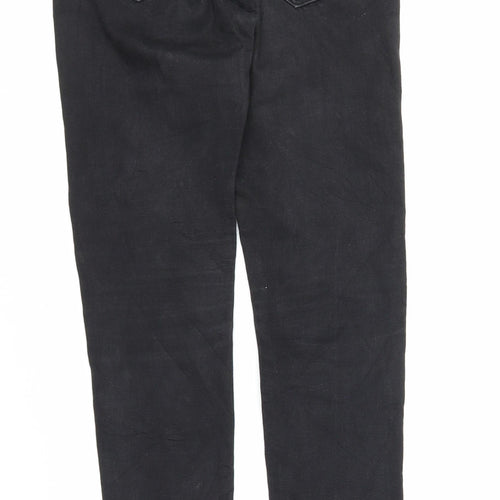 Preworn Womens Black  Denim Skinny Jeans Size S L27 in