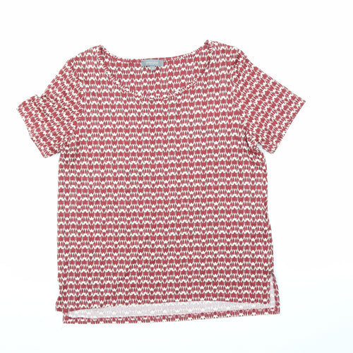 Principles Womens Red   Basic T-Shirt Size 14