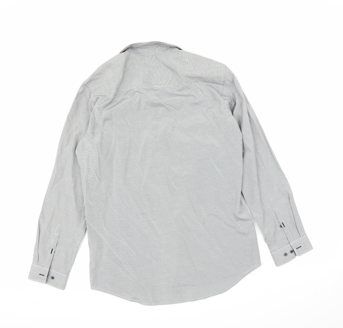 NEXT Mens Grey    Button-Up Size 16