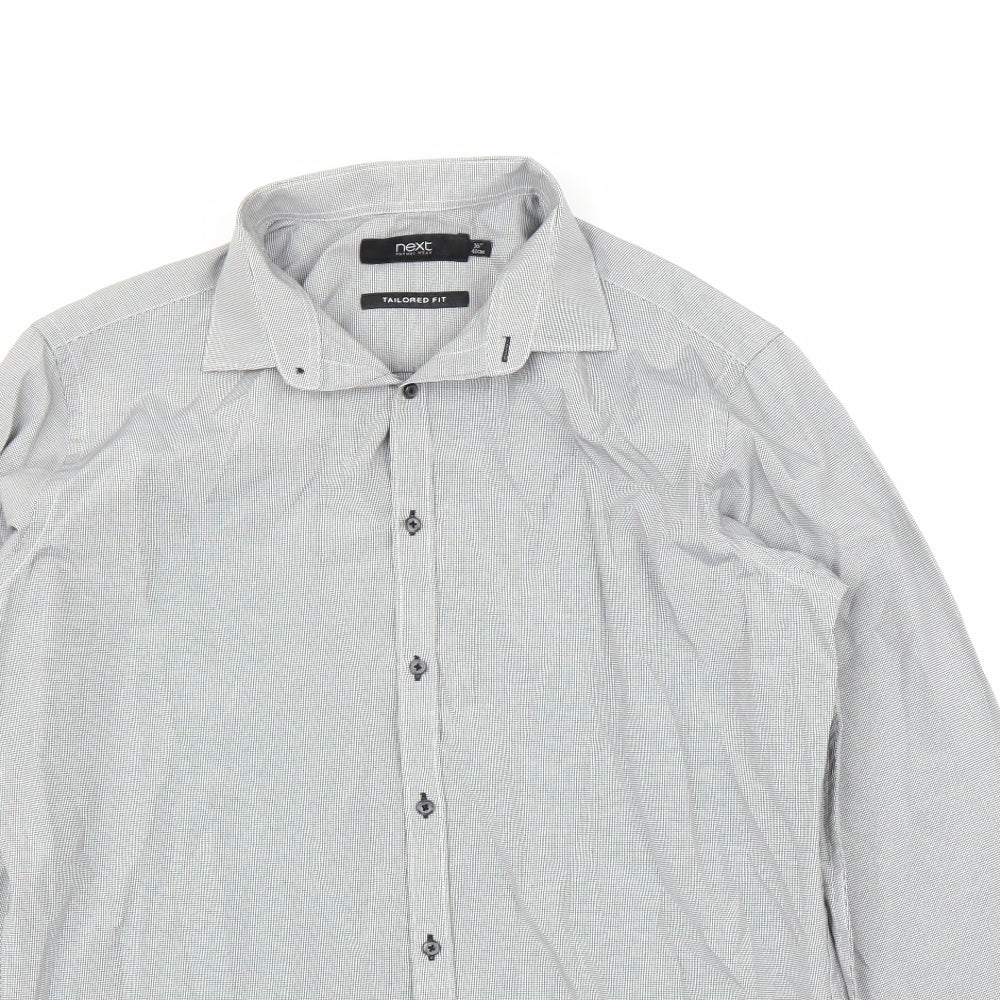NEXT Mens Grey    Button-Up Size 16