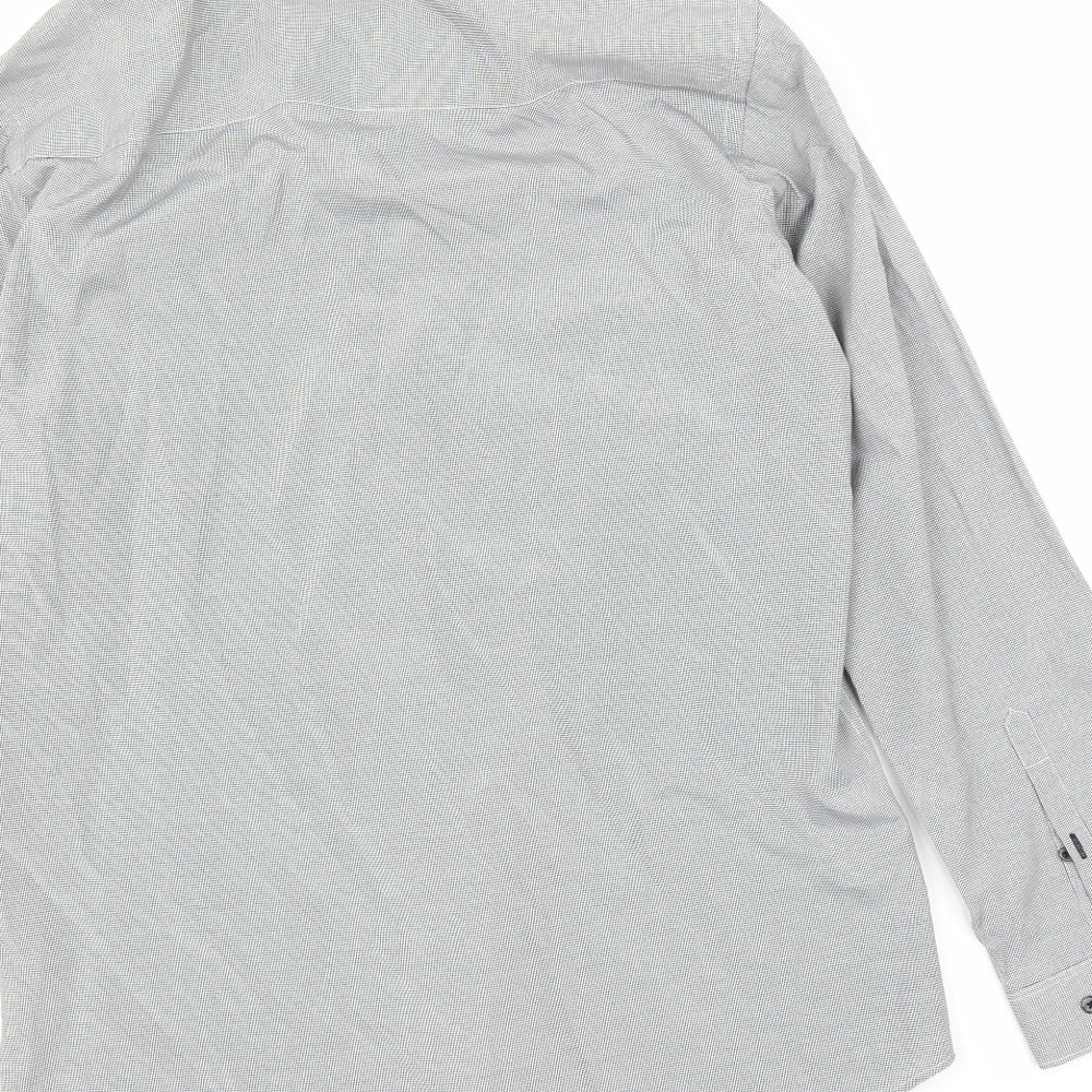 NEXT Mens Grey    Button-Up Size 16