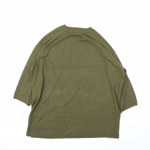 NEXT Womens Green   Pullover Jumper Size XL