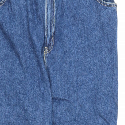 H&M Womens Blue  Denim Mom Jeans Size 2XL L23 in