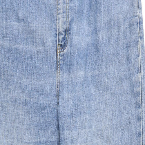 bonmarche Womens Blue   Capri Jeans Size 14 L20 in