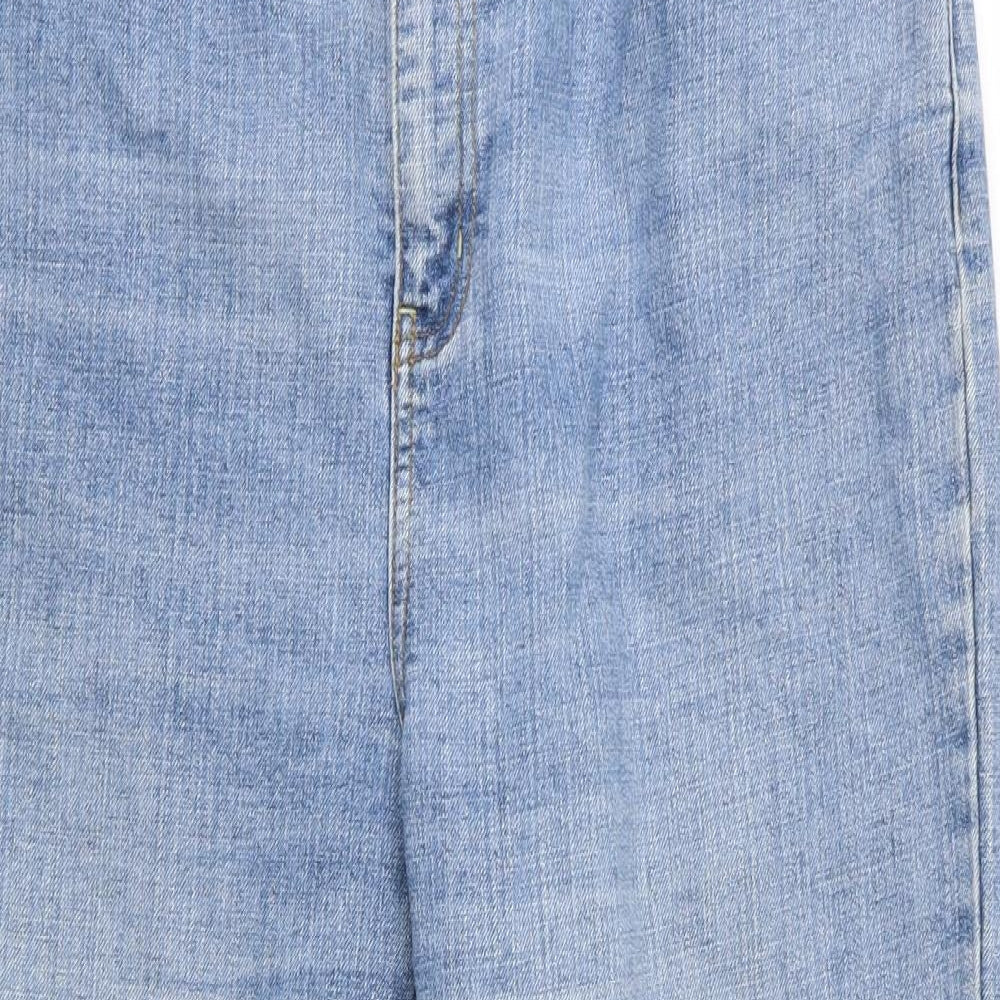 bonmarche Womens Blue   Capri Jeans Size 14 L20 in