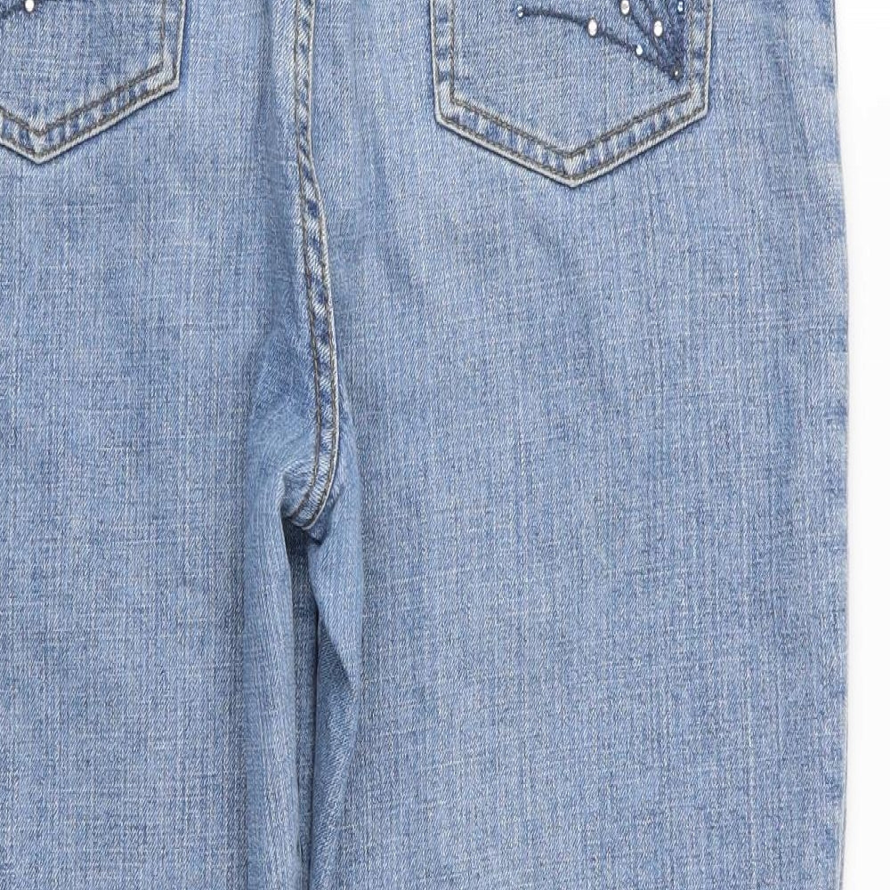bonmarche Womens Blue   Capri Jeans Size 14 L20 in