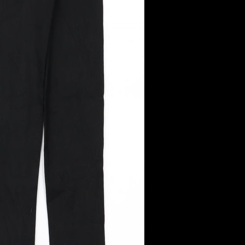 H&M Womens Black   Trousers  Size 8 L26 in